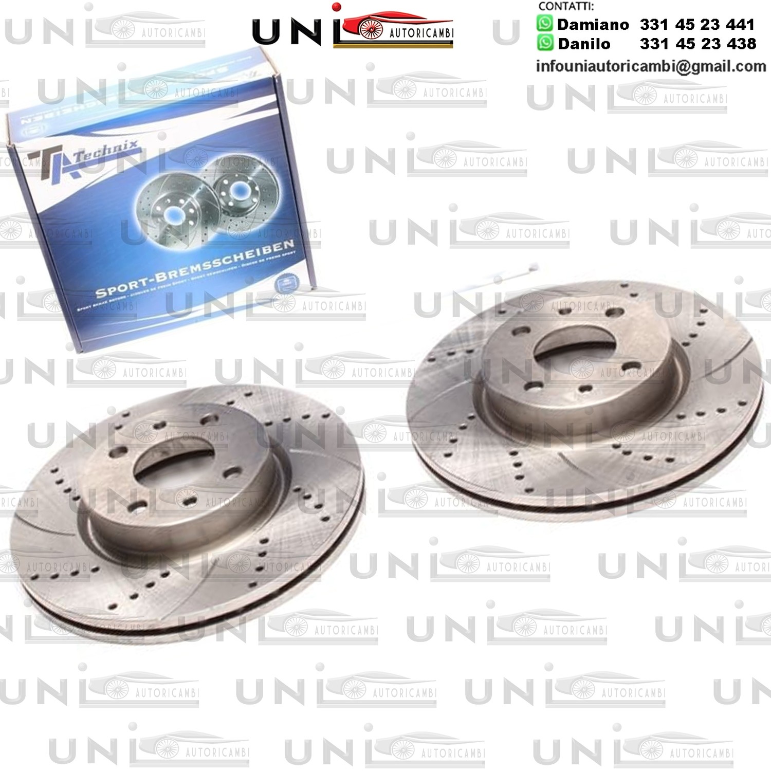 2X Dischi Sportivi Anteriori Alfa Romeo 164 / Fiat Croma / Lancia Thema