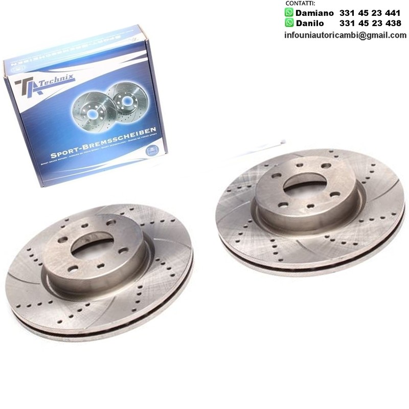 2X Dischi Sportivi Anteriori Alfa Romeo 164 / Fiat Croma / Lancia Thema