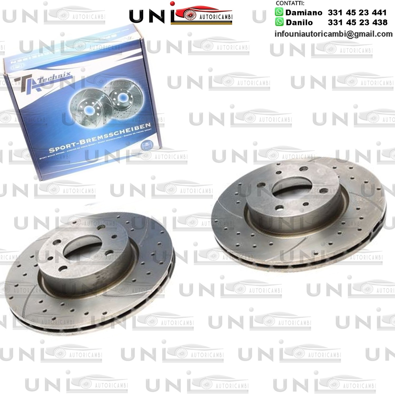 2 X Dischi Sportivi Anteriori Alfa Romeo 164 / Fiat Croma / Lancia Delta I / Thema