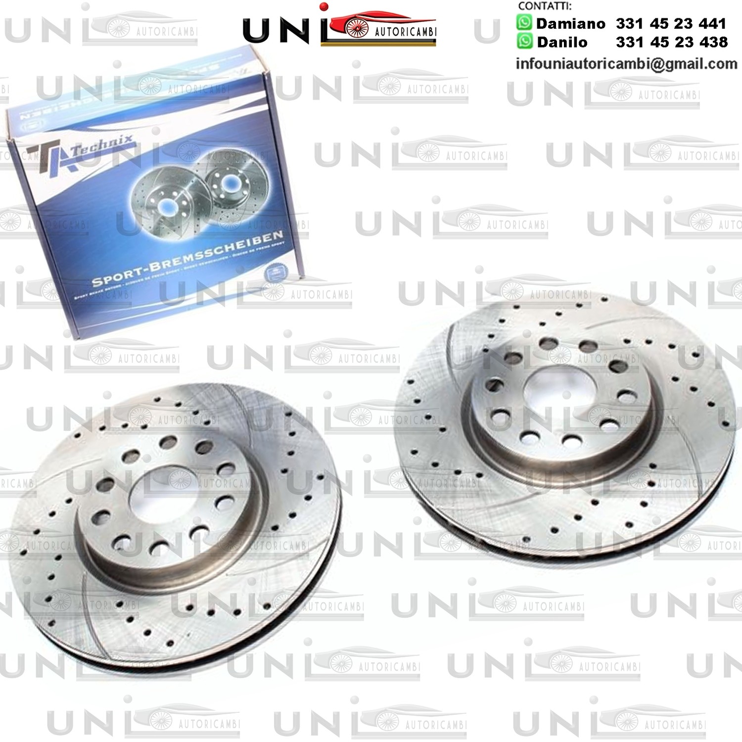 2X Dischi Sportivi Anteriori Alfa Romeo 166 / Lancia Kappa / Kappa Coupe / Kappa SW