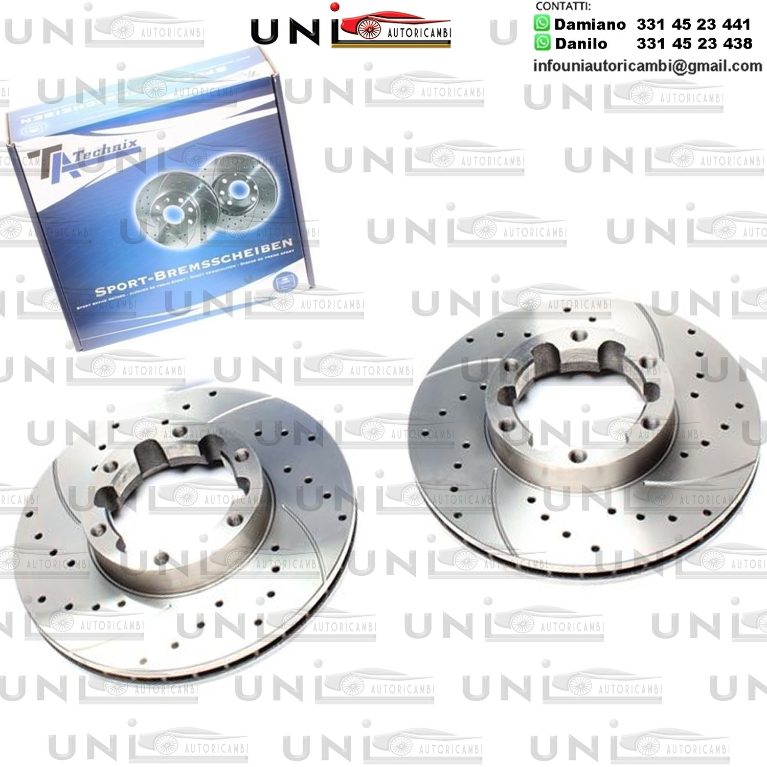 2X Dischi Sportivi Anteriori Nissan Cabstar E flatbed