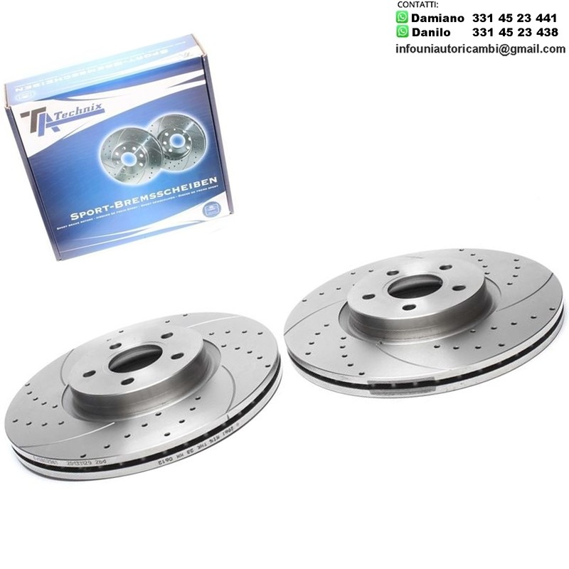 2X Dischi Sportivi Anteriori Volvo C70 II Convertible / S40 II / V50