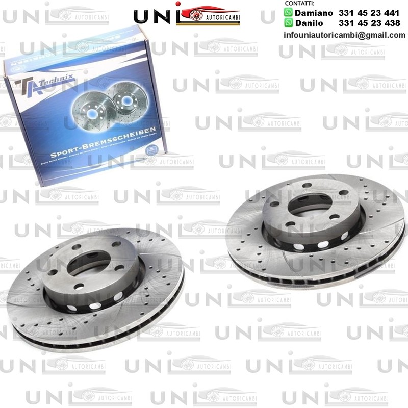 2X Dischi Sportivi Anteriori Audi 80 / Coupe