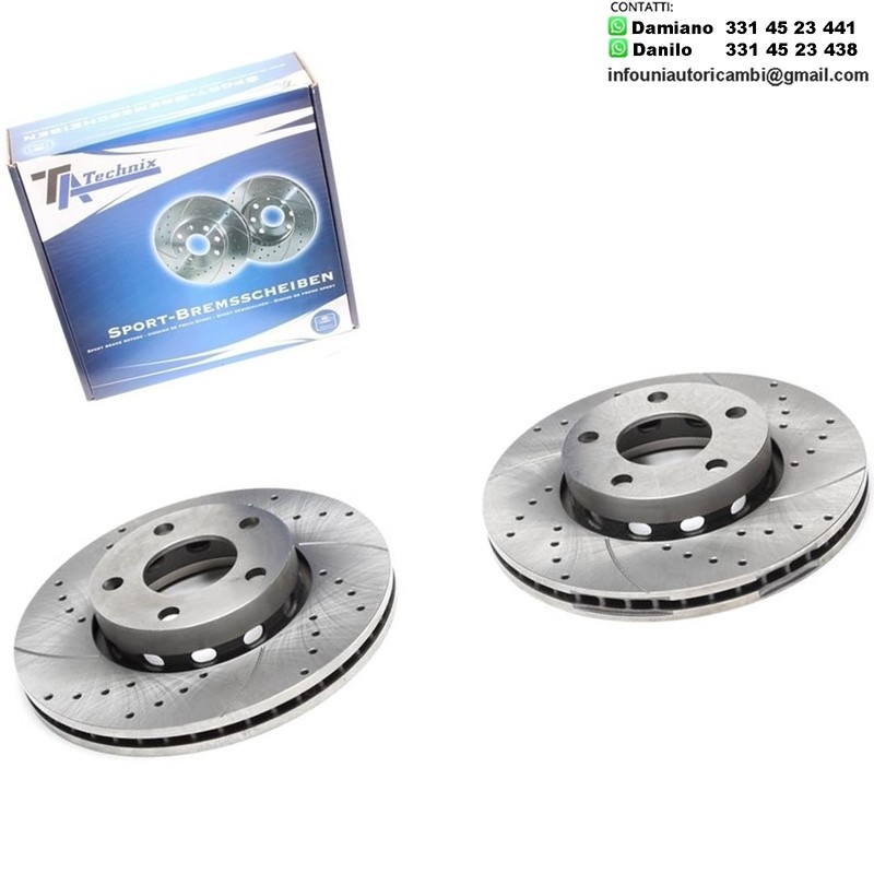 2X Dischi Sportivi Anteriori Audi 80 / Coupe