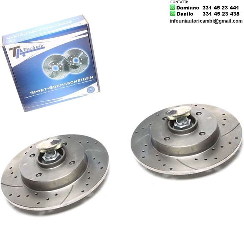2X Dischi Sportivi Posteriori Citroën C4 I / C4 Saloon / C4 Coupe / Peugeot 307 / 307 Break / 307 SW / 307 CC