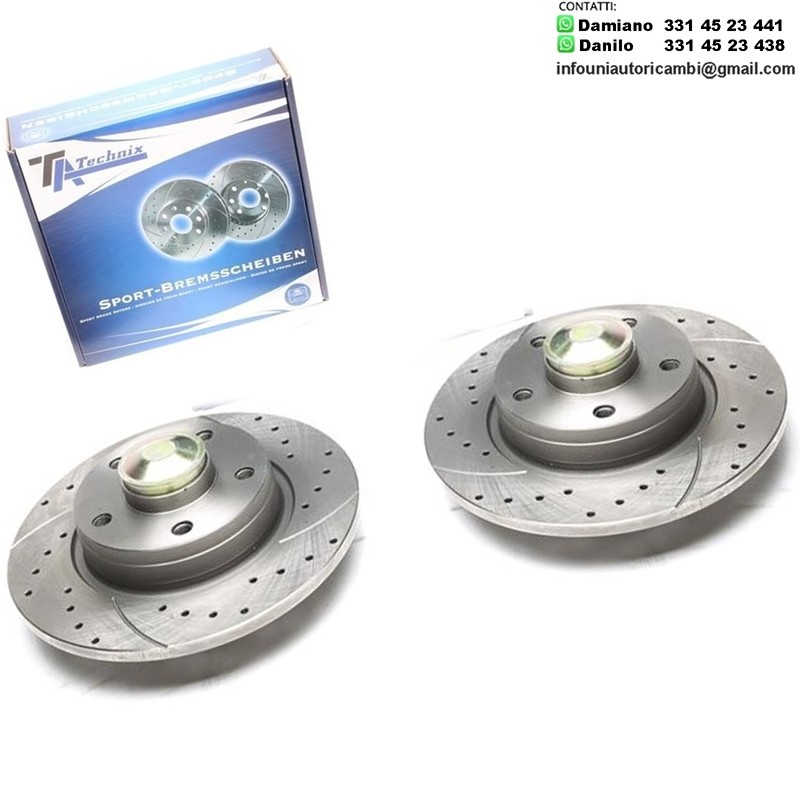 2X Dischi Sportivi Posteriori Nissan Primastar Bus / Box / Opel Vivaro Combi / Box / Renault Trafic II Bus / Box