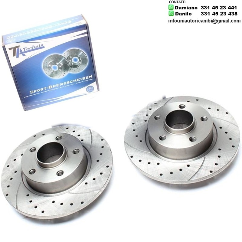 2X Dischi Sportivi Posteriori Nissan Primastar Bus / Box / Opel Vivaro Combi / Box / flatbed/chassis / Renault Trafic II Bus