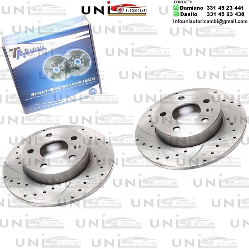 2X Dischi Sportivi Posteriori Citroën C4 II / DS4 / Peugeot 308 / 308 SW / 308CC