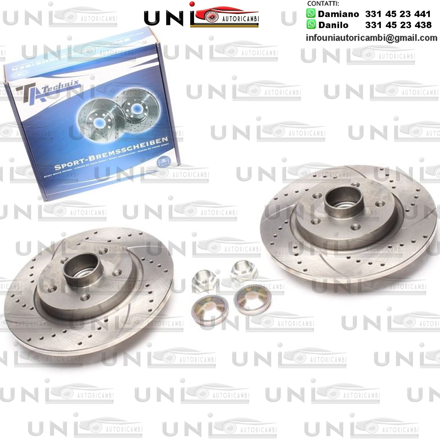 2X Dischi Sportivi Posteriori Mercedes-Benz Citan / Renault Kangoo / Kangoo Express