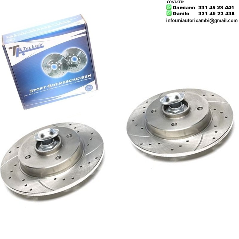 2X Dischi Sportivi Posteriori Citroën C3 II / C3 Picasso / C4 I / C4 Coupe / DS 3 / Peugeot 207 / 207 SW / 208 / 307 / 307 SW