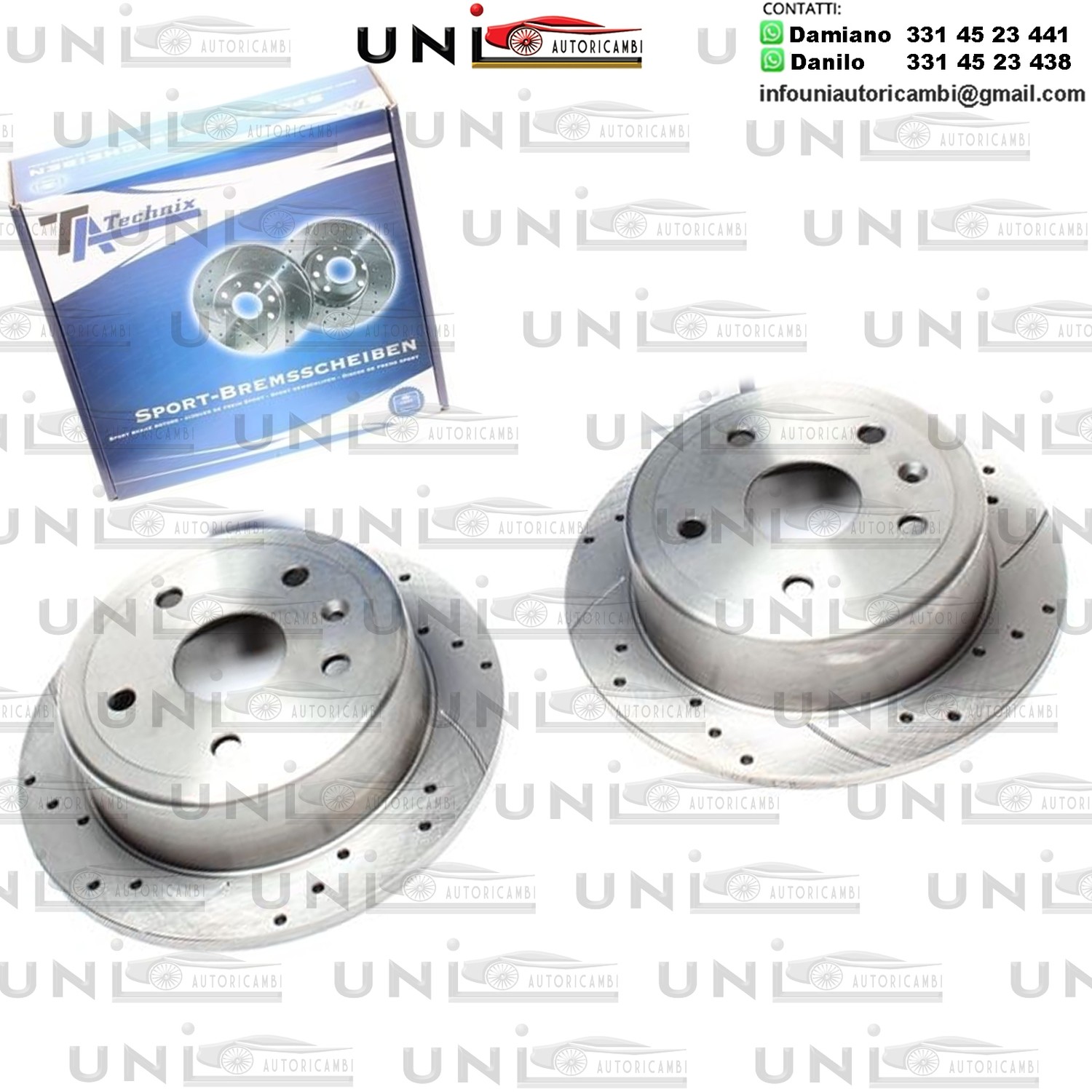 2X Dischi Sportivi Posteriori Daewoo Leganza