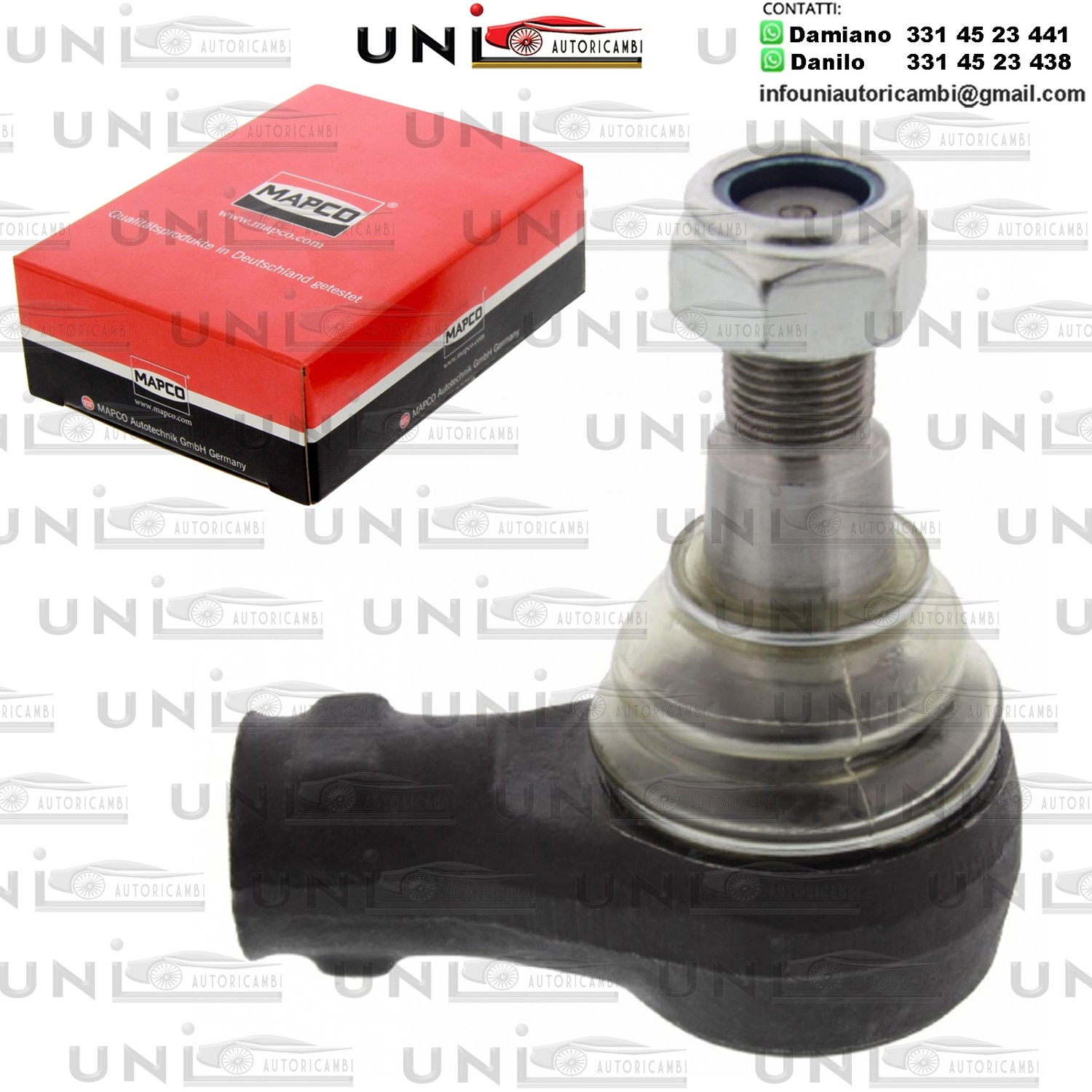 Testa barra d`accoppiamento Assale anteriore bilaterale Rinforzata  IVECO DAILY I / II / III /IV / V 01.78-02.14