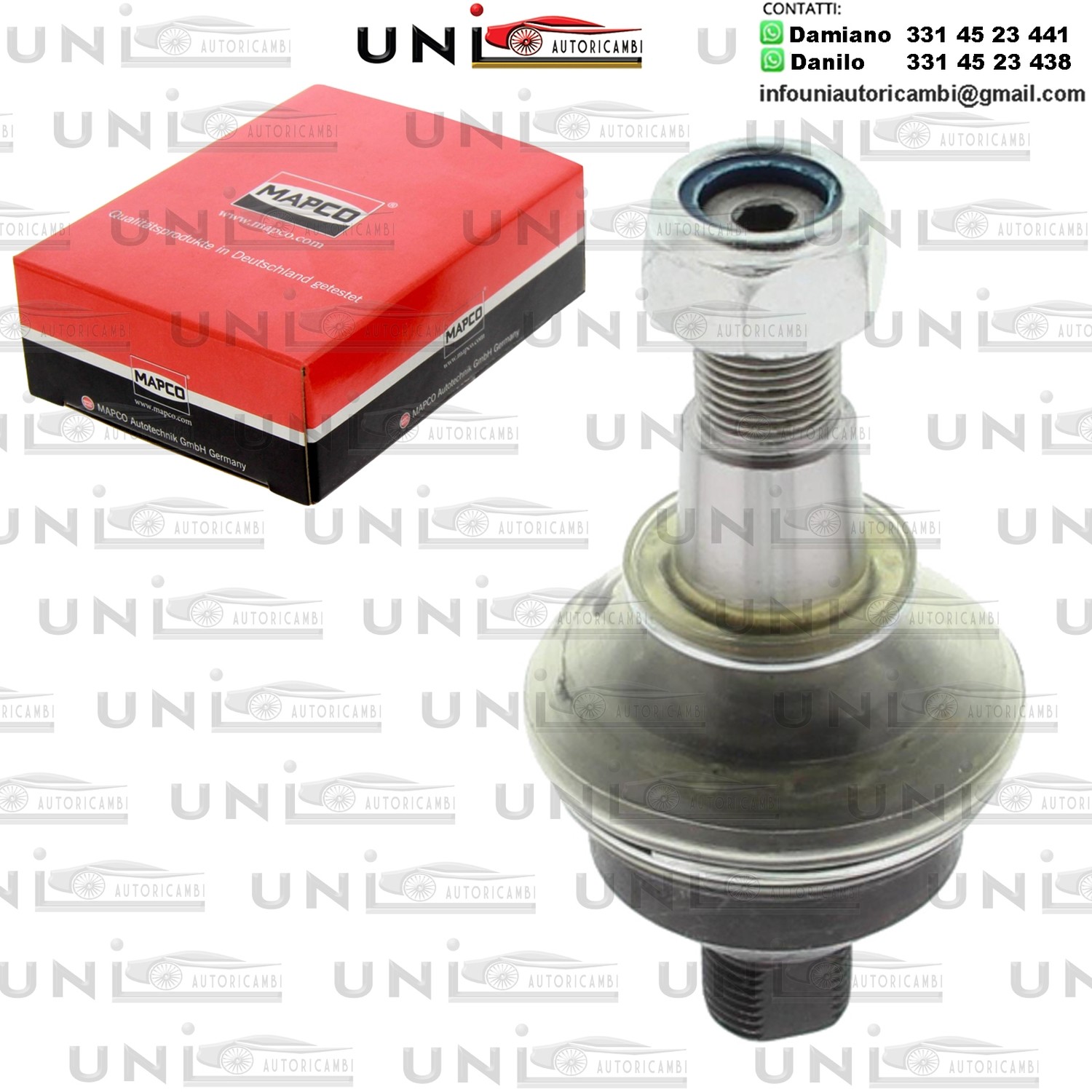 Giunto assiale Assale anteriore bilaterale Rinforzato IVECO DAILY I, DAILY II AUTOBUS-WYWROTKA 01.78-05.99