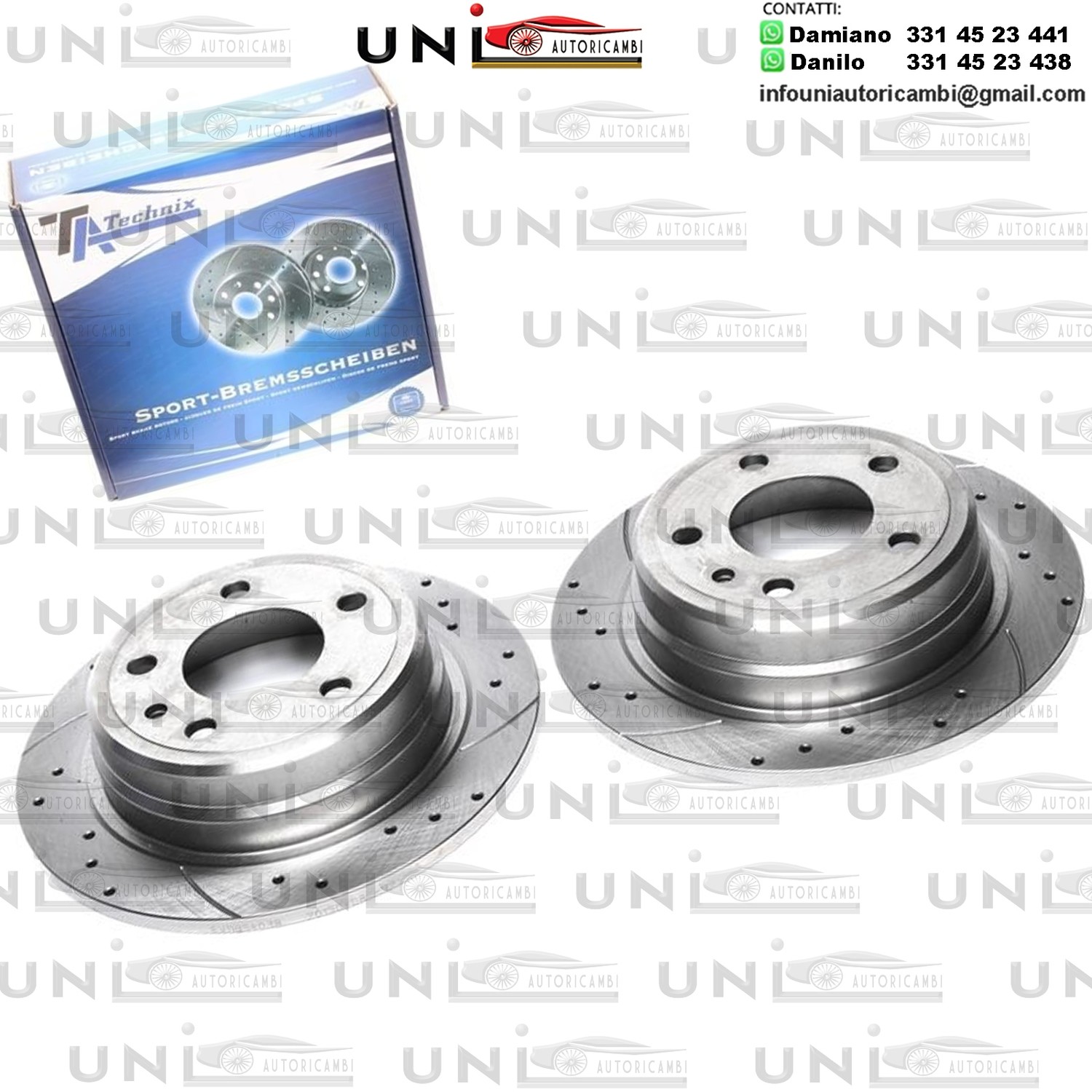 2X Dischi Sportivi Posteriori Alpina B6 / BMW 5 Series / 6 Series