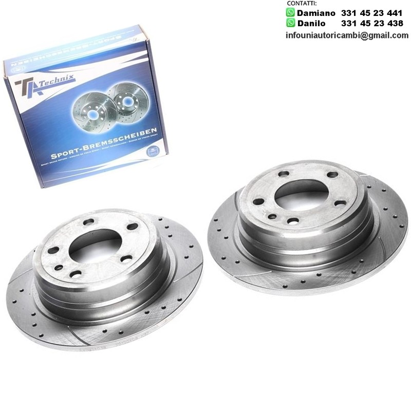 2X Dischi Sportivi Posteriori Alpina B6 / BMW 5 Series / 6 Series