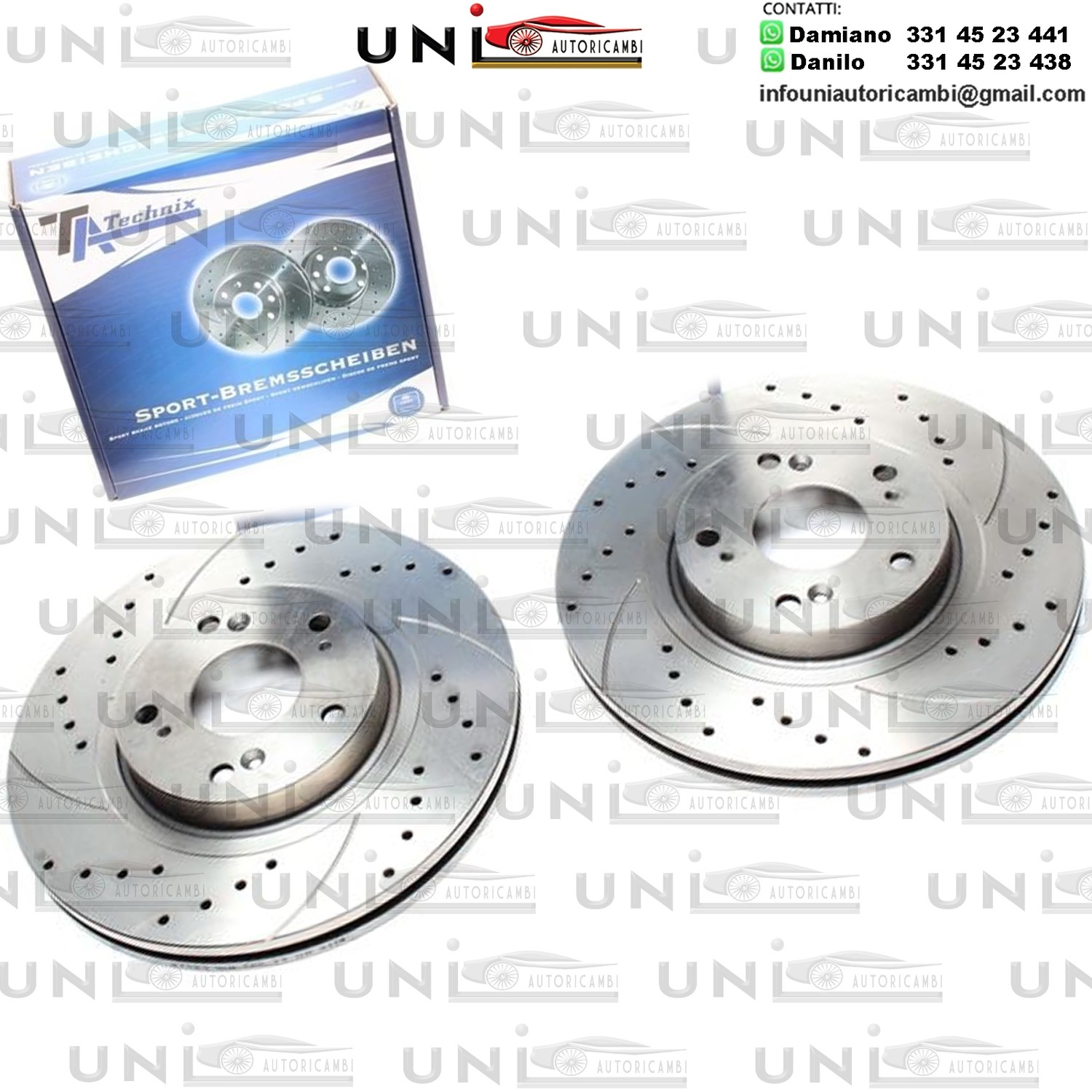 2X Dischi Sportivi Anteriori Honda Accord VIII / Acccord VIII Tourer