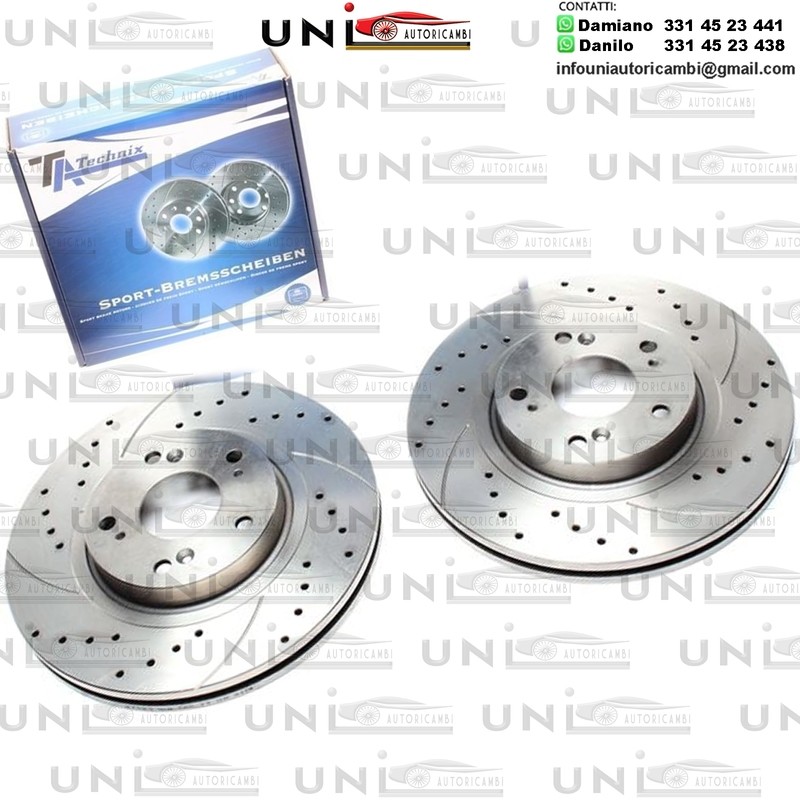 2X Dischi Sportivi Anteriori Honda Accord VIII / Acccord VIII Tourer