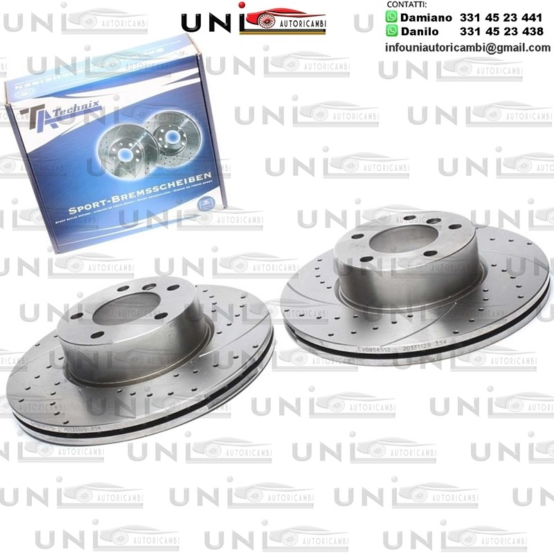 2X Dischi Sportivi Anteriori BMW Serie 1 / Serie 3 / Coupe / Touring / X1