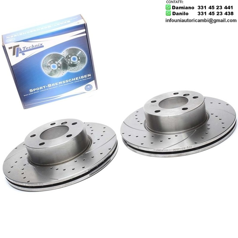 2X Dischi Sportivi Anteriori BMW Serie 1 / Serie 3 / Coupe / Touring / X1