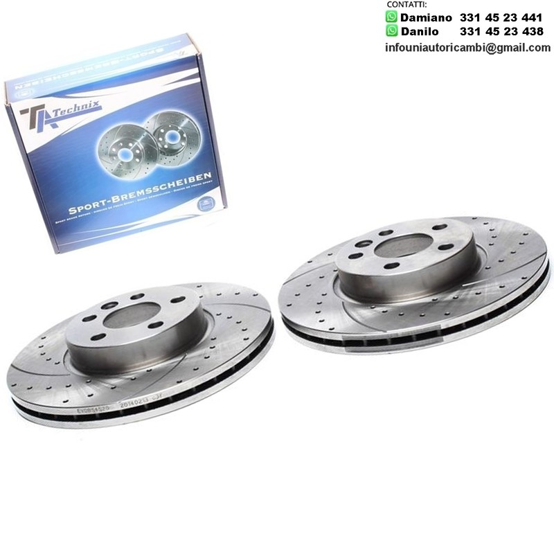 2X Dischi Sportivi Anteriori Ford Galaxy / Seat Alhambra / VW Sharan / Transporter T4