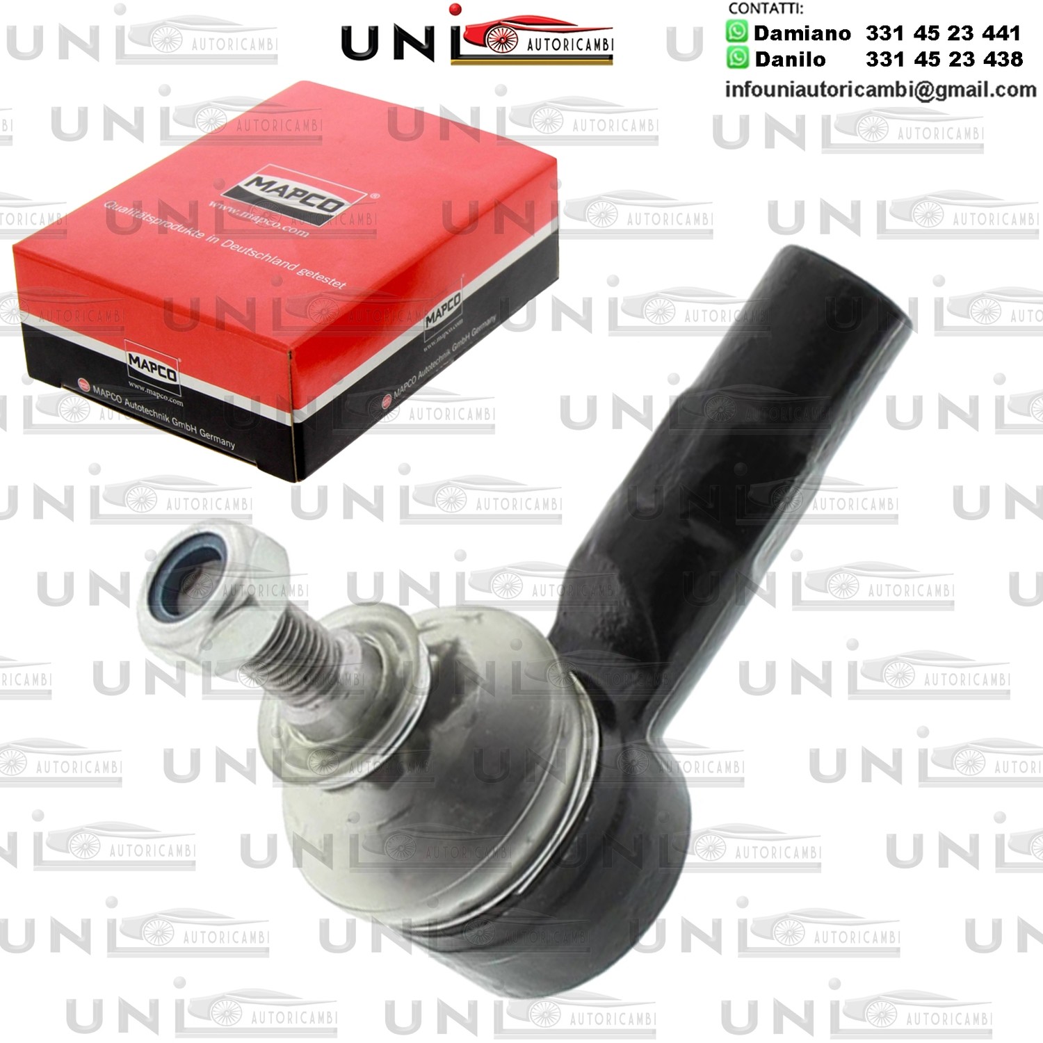 Testa barra d`accoppiamento Assale anteriore bilaterale Rinforzata CITROEN EVASION, JUMPY / FIAT SCUDO, ULYSSE / LANCIA ZETA / PEUGEOT 806, EXPERT 1.6-2.1D 06.94-12.06