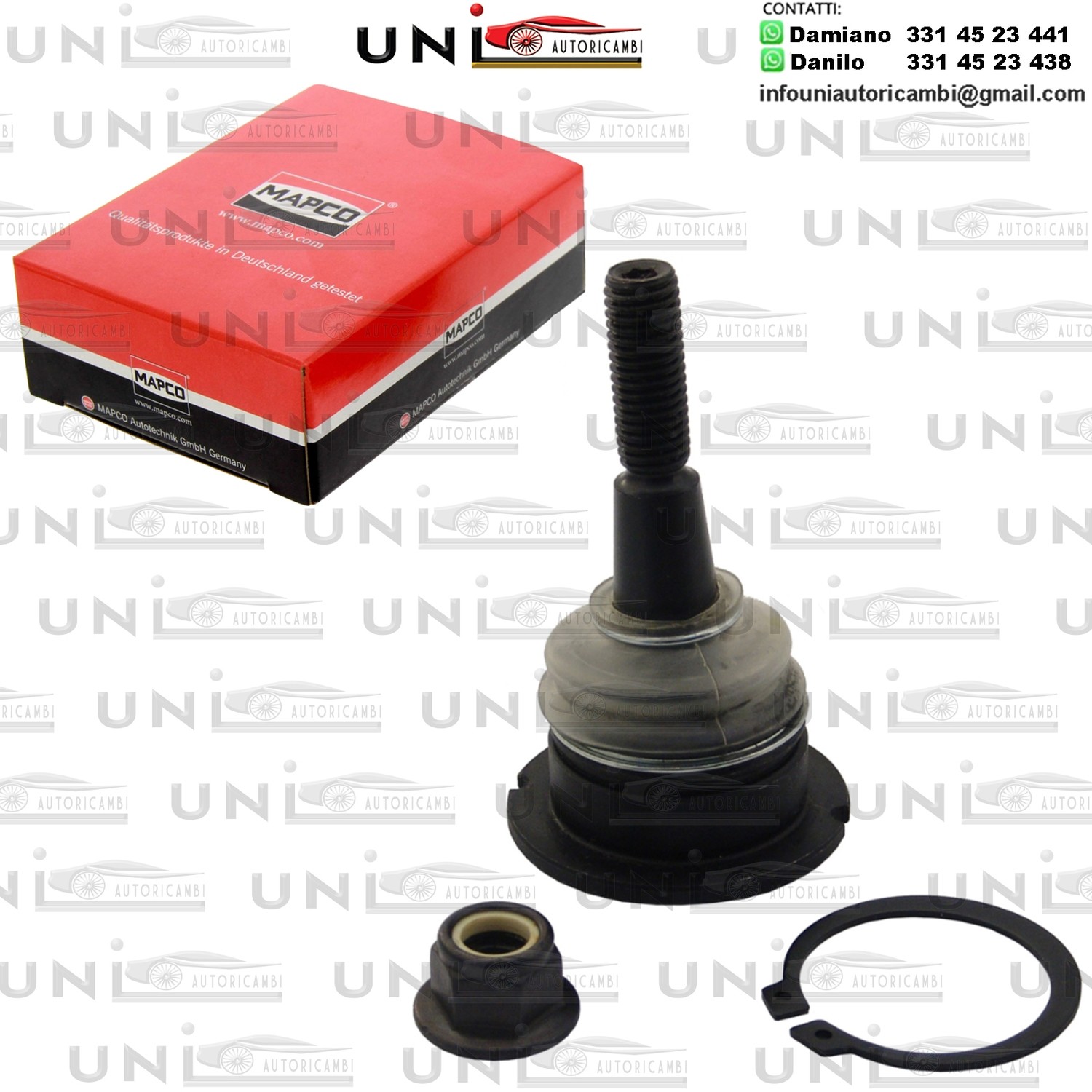 Giunto di supporto / guida Assale anteriore bilaterale Rinforzato LAND ROVER DISCOVERY III, IV, RANGE SPORT 07.04-