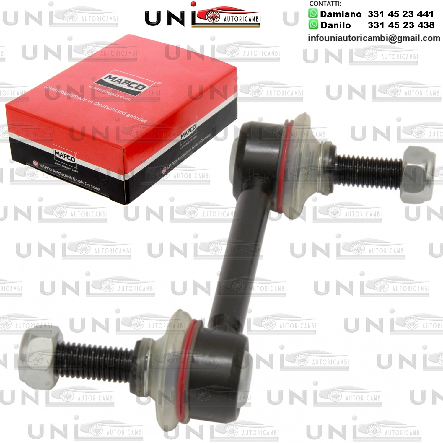 Asta/Puntone, Stabilizzatore Assale post. bilaterale Rinforzata LAND ROVER RANGE ROVER III 3.0D-5.0 03.02-08.12