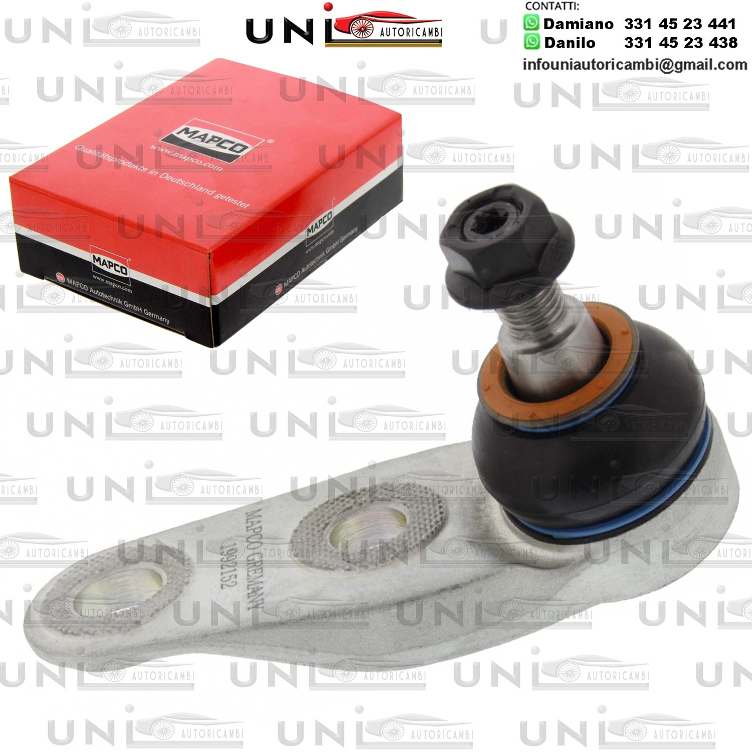 Giunto di supporto / guida Assale anteriore Destro Rinforzato MINI (R56, R57, R58, R59), CLUBMAN, CLUBVAN 1.4-2.0D 09.06-06.15