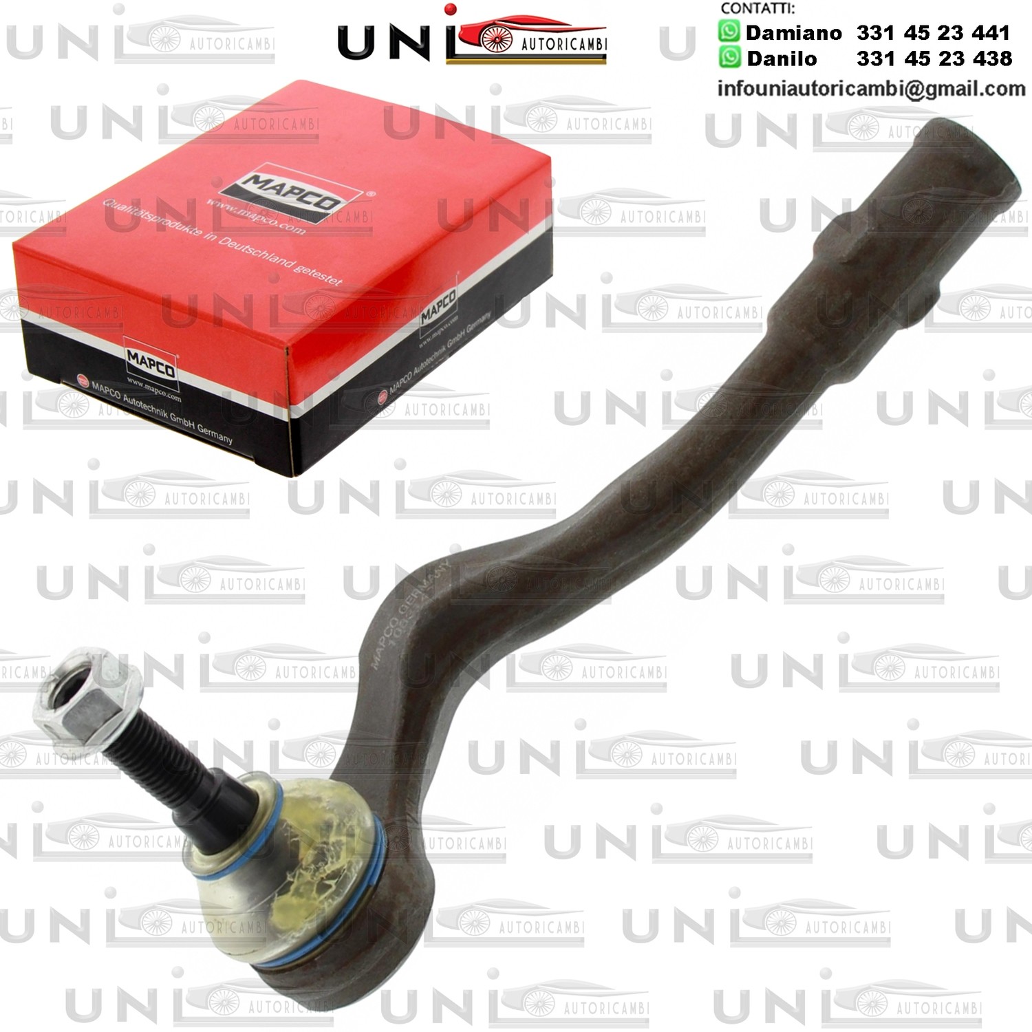 Testa Barra d`accoppiamento Assale Anteriore Destra Rinforzata AUDI A4, A5, Q5 1.8-3.2 06.07-