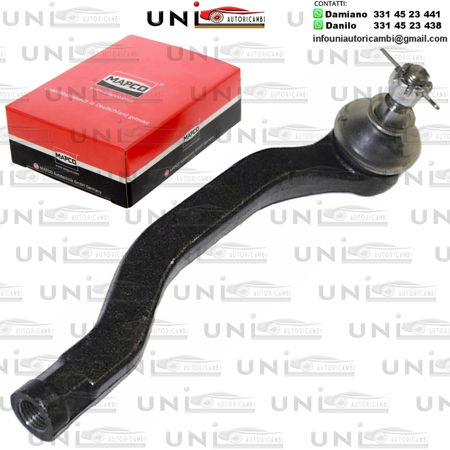 Testa barra d`accoppiamento Assale anteriore Destra Rinforzata HONDA ACCORD IV, ACCORD V / ROVER 600 1.8-2.3 01.90-06.99