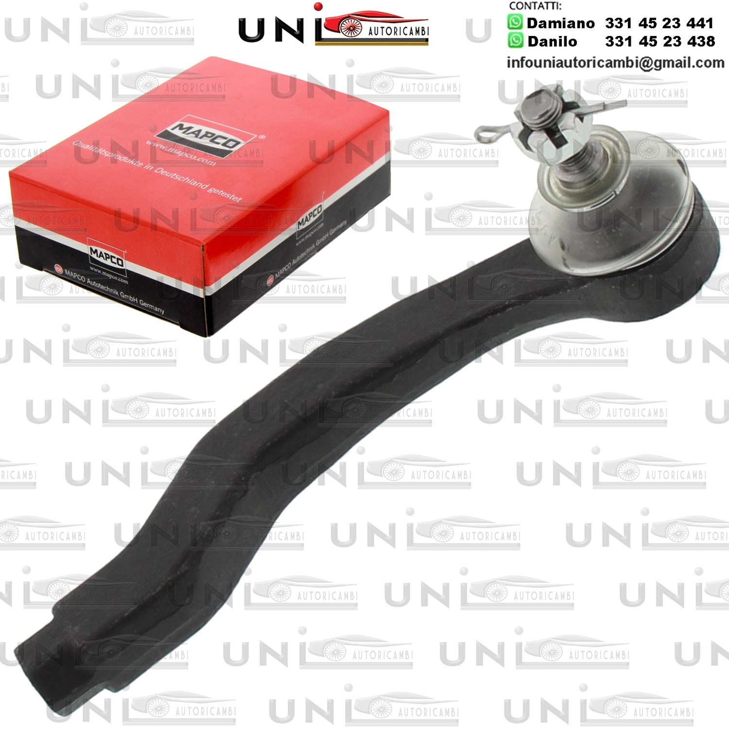 Testa barra d`accoppiamento Assale anteriore Sinistra Rinforzata HONDA CIVIC II / IV / V / VI, CRX II / III / ROVER 400 1.3-2.0D 09.87-02.01