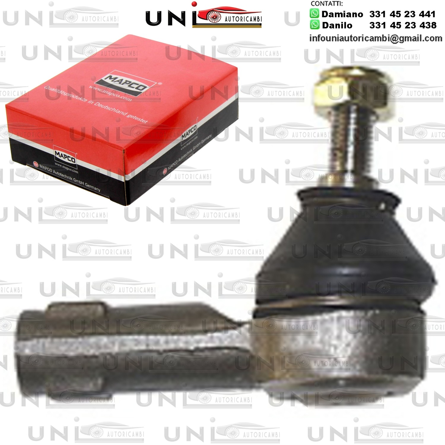 Testa barra d`accoppiamento Assale anteriore bilaterale Rinforzata HYUNDAI PONY / MITSUBISHI COLT I, L 300 / DELICA II 1.2-2.5D 02.78-04.94