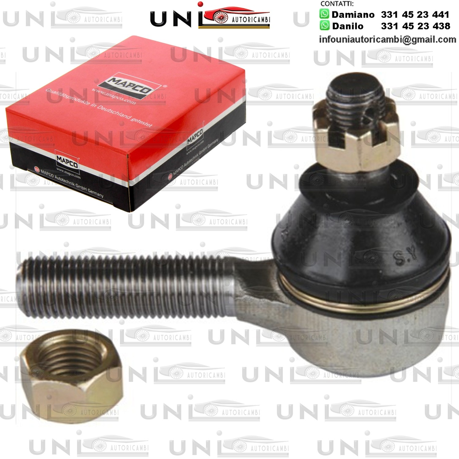 Testa barra d`accoppiamento Assale anteriore bilaterale Rinforzata SUZUKI SUPER CARRY 1.0 10.85-03.99