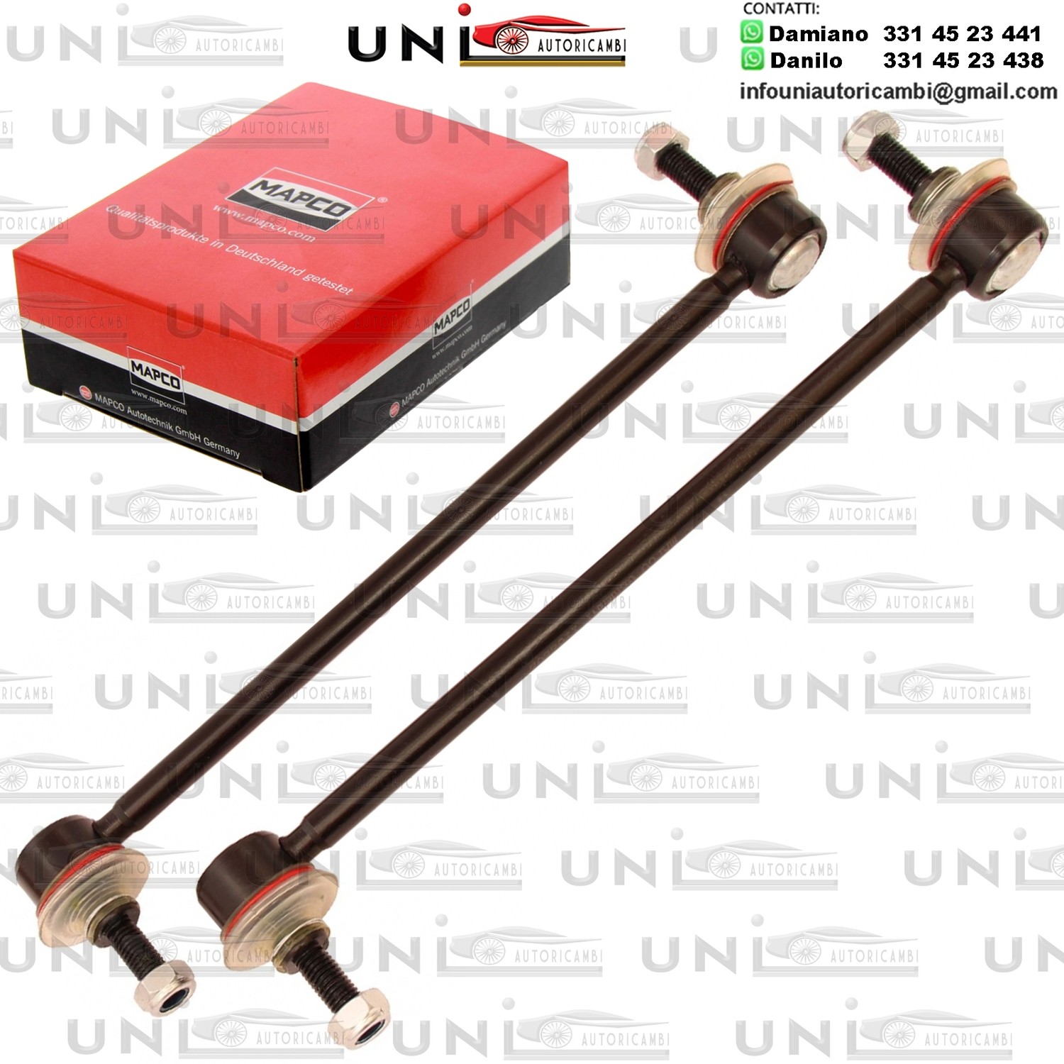 Kit riparazione, Barra accoppiamento stabilizzatore Assale anteriore Rinforzato ABARTH / FIAT / FORD / LANCIA 10.01-