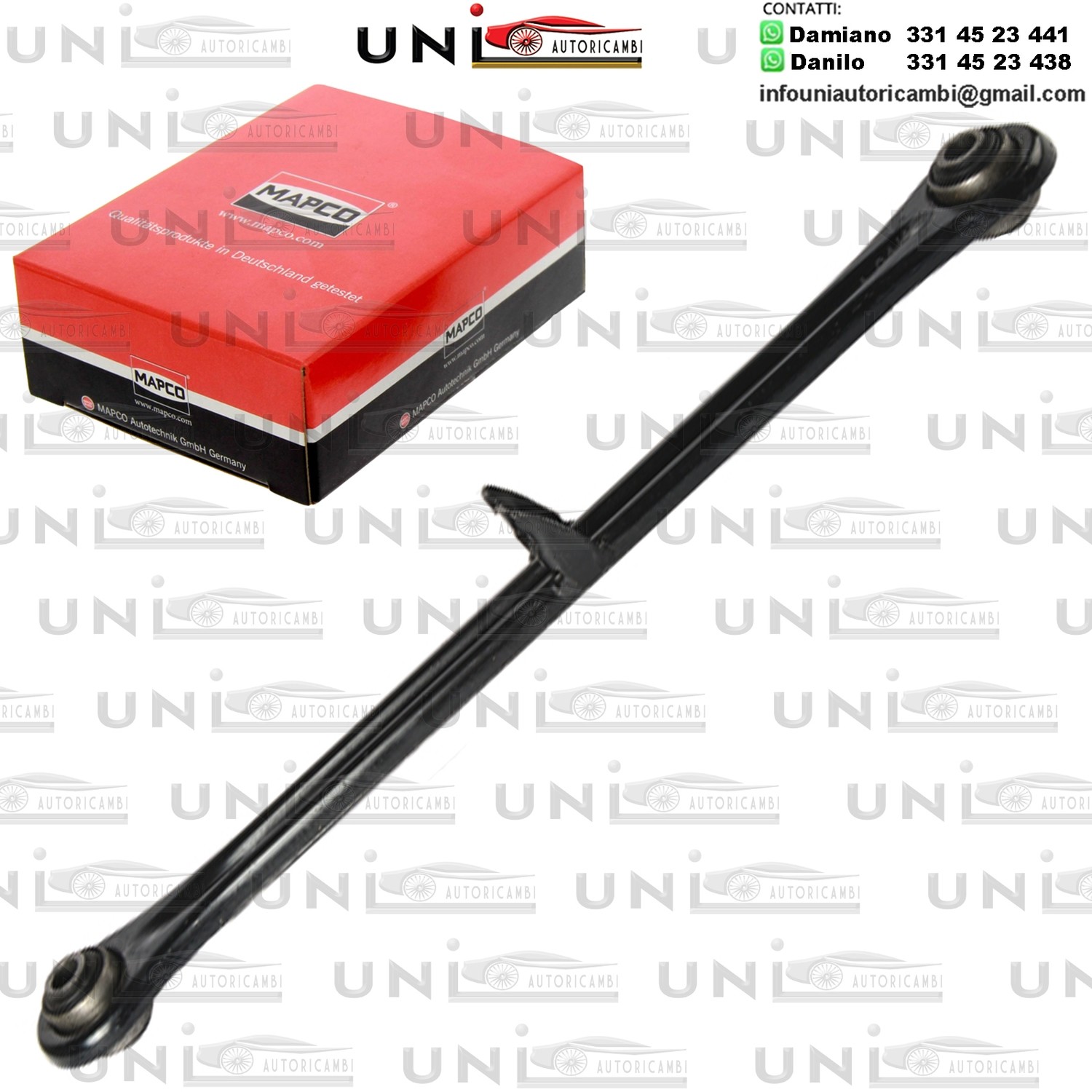 Asta/Puntone, Sospensione ruote Assale post. bilaterale Rinforzata SUZUKI SWIFT II 1.0/1.3/1.6 03.89-12.05