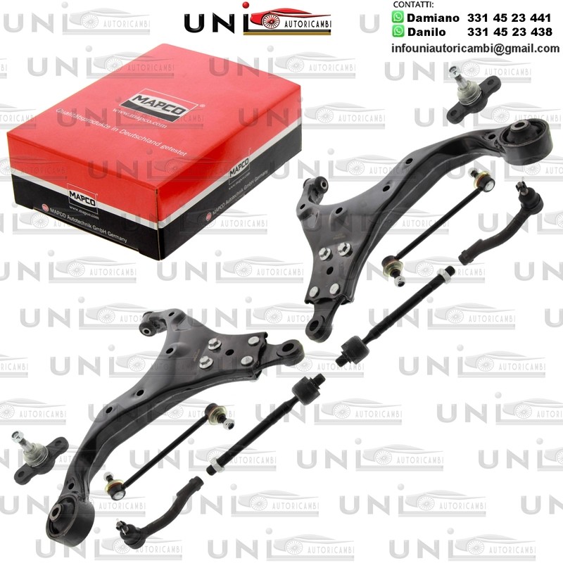 Kit 10 Bracci Anteriori Oscillanti Rinforzati Mapco HYUNDAI TUCSON / KIA SPORTAGE 2.0/2.0D/2.7 08.04-