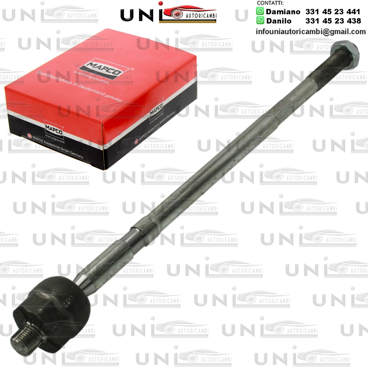 Giunto assiale, Asta trasversale Assale anteriore bilaterale Rinforzato SAAB 9000 2.0/2.3/3.0 09.84-12.98