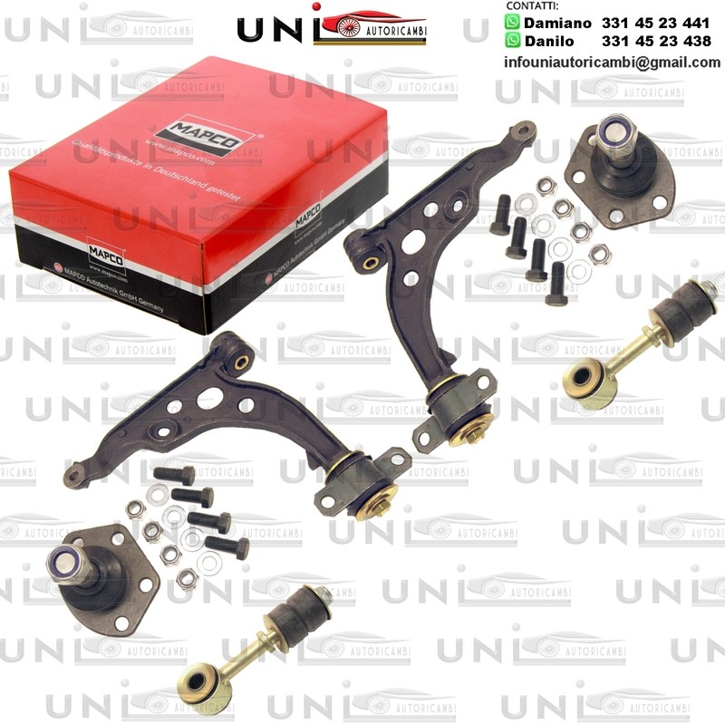 Kit 6 Bracci Anteriori Oscillanti Rinforzati Mapco CITROEN JUMPER / FIAT DUCATO / PEUGEOT BOXER 1.9D-2.8D 02.94-