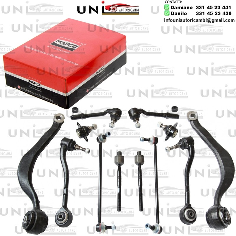 Kit 12 Bracci Anteriori RINFORZATI Mapco BMW X5 (E53) 3.0-4.8 05.00-12.06