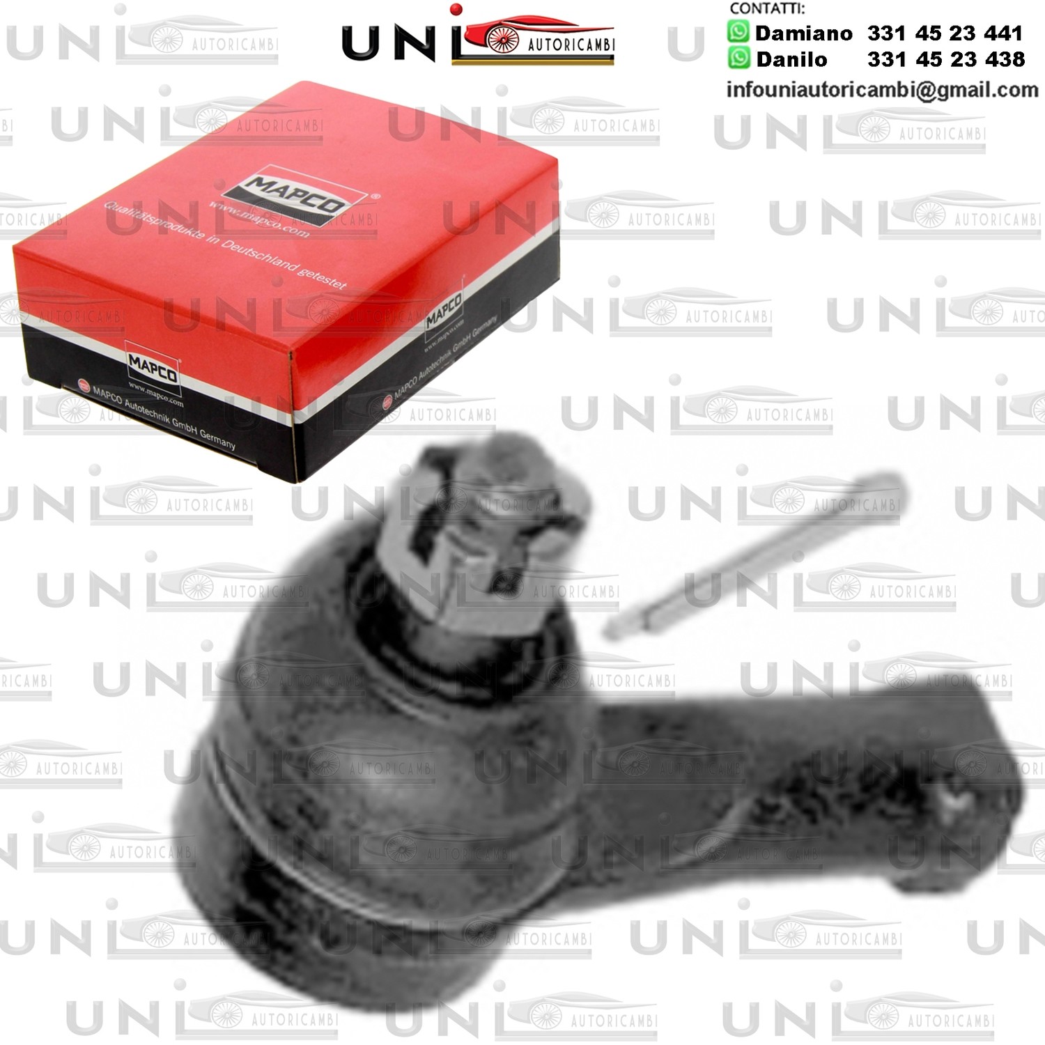 Testa barra d`accoppiamento Assale anteriore Sinistra Rinforzata DAIHATSU HIJET 0.8-1.4D 06.86-