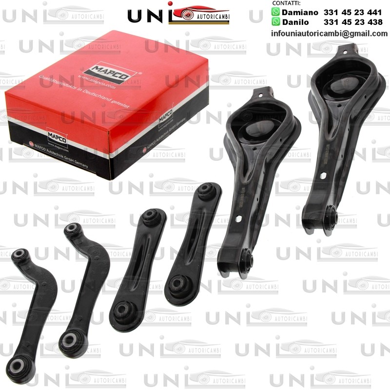 Kit 6 Bracci Posteriori Oscillanti Rinforzati Mapco FORD MONDEO III 10.00-03.07.