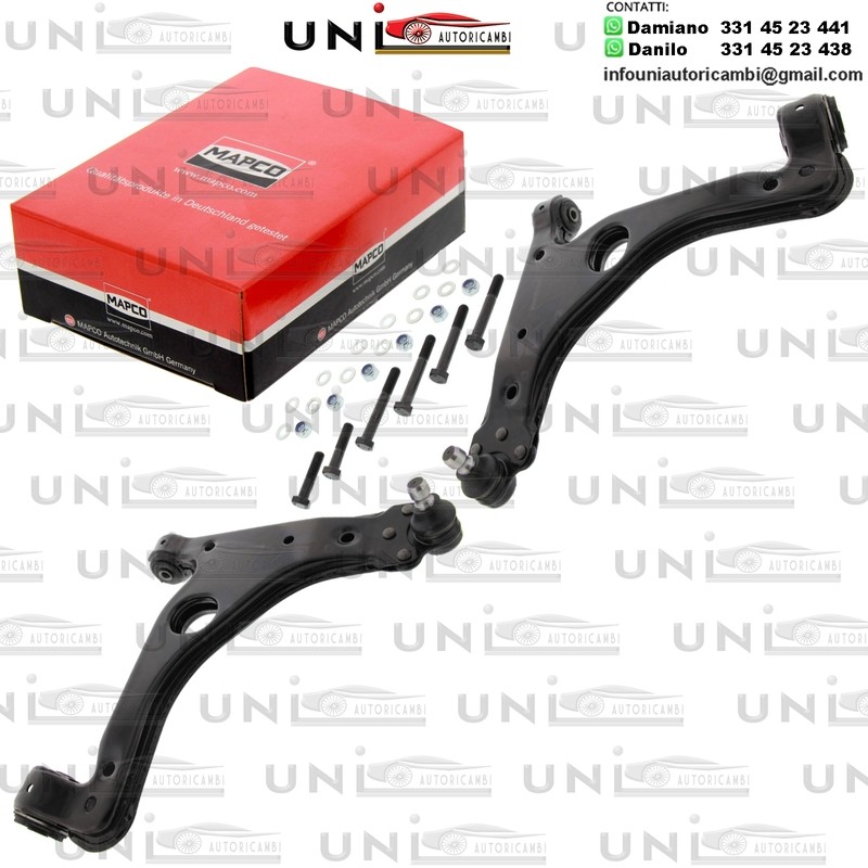 Kit 2 Bracci Anteriori Oscillanti Rinforzati Mapco OPEL VECTRA B 1.6-2.6 10.95-07.03