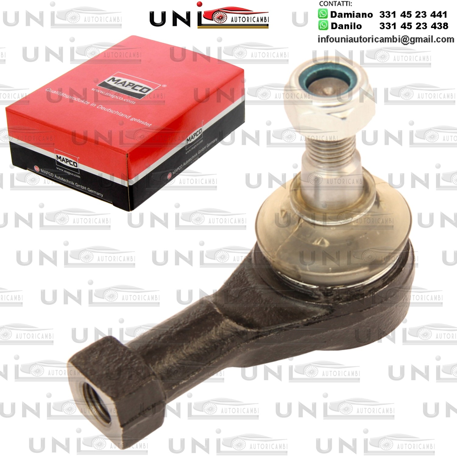 Testa barra d`accoppiamento Assale anteriore bilaterale Rinforzata DAEWOO KORANDO / SSANGYONG MUSSO 2.0-3.2 10.95-