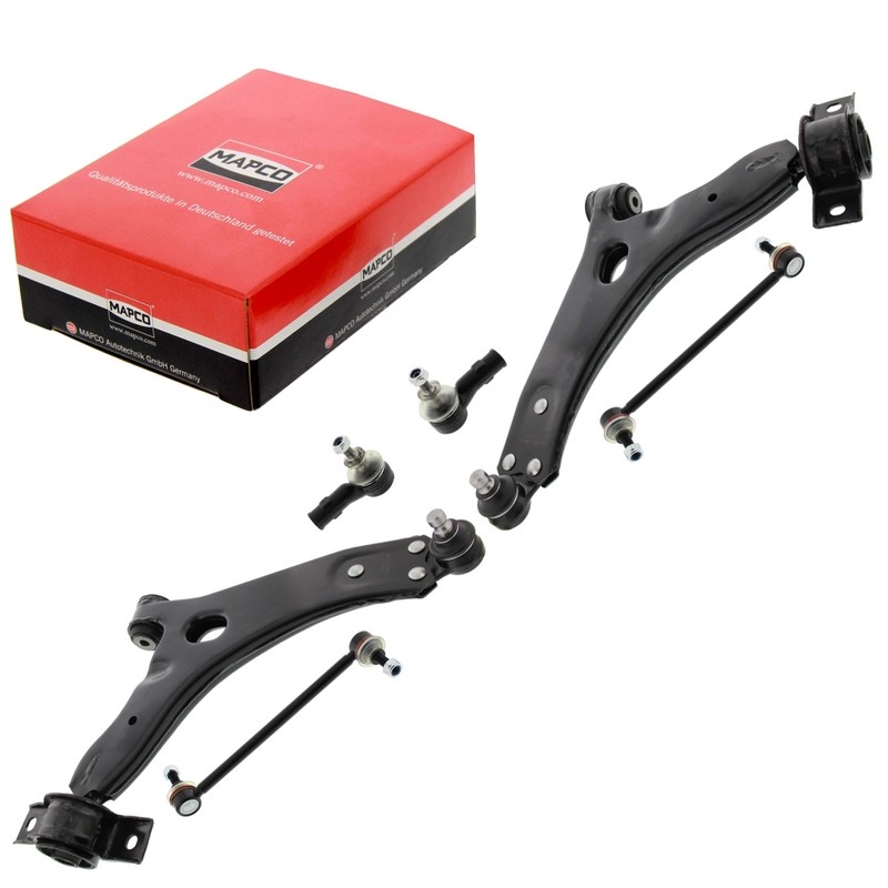 Kit 6 Bracci Anteriori Oscillanti Rinforzati Mapco FORD FOCUS 1.4-2.0 08.98-03.05