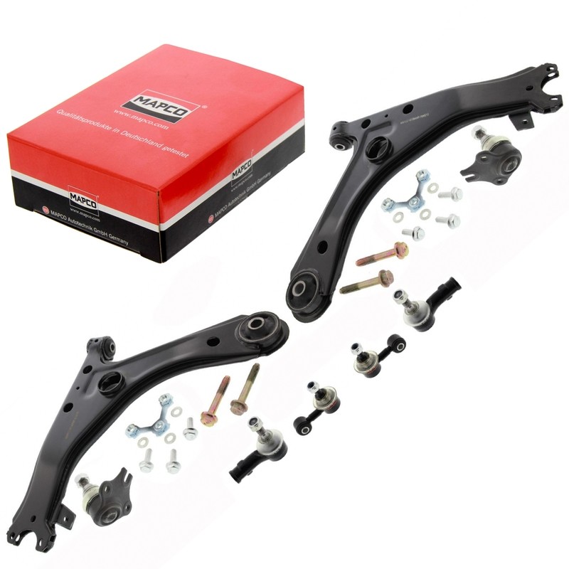 Kit 8 Bracci Anteriori Oscillanti Rinforzati Mapco SEAT TOLEDO I / VW GOLF III, VENTO 1.0-2.9 08.91-05.08