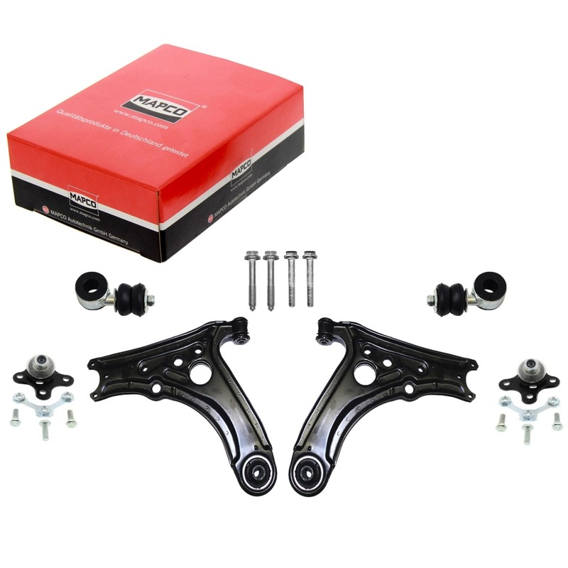 Kit 4 Bracci Anteriori Oscillanti Rinforzati Mapco SEAT AROSA / VW POLO 1.0-1.9D 10.94-06.04