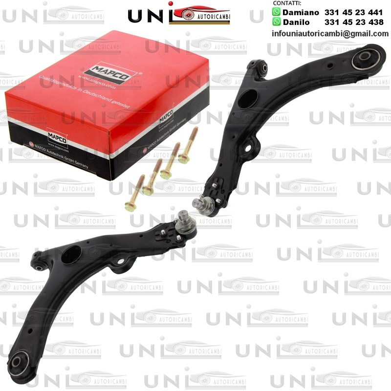 Kit 2 Bracci Anteriori Oscillanti Rinforzati Mapco VW PASSAT 1.6-2.8 02.88-05.97