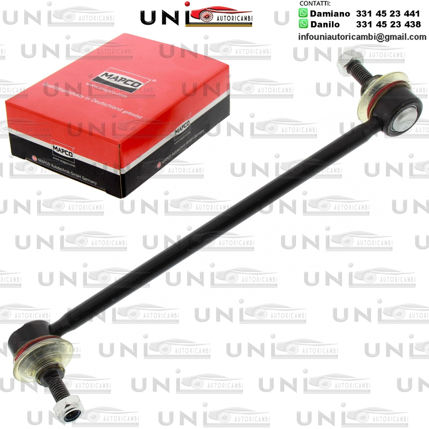 Asta/Puntone, Stabilizzatore Assale anteriore Bilaterale Rinforzata AUDI 80, 90, CABRIOLET, COUPE 1.6-2.8 06.86-08.00