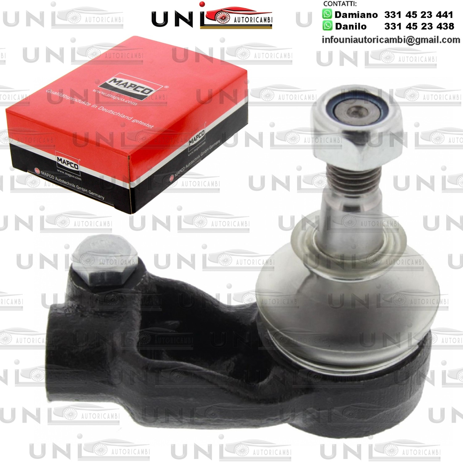 Testa barra d`accoppiamento Assale anteriore Destra Rinforzata OPEL ASTRA F / CLASSIC, CALIBRA A, VECTRA A / SAAB 900 II, 9-3 1.4-2.5 04.88-01.05