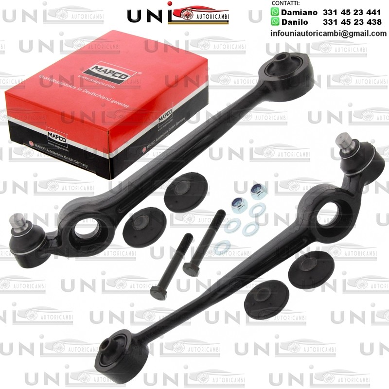 Kit 2 Bracci Anteriori Oscillanti Anteriori Rinforzati Mapco AUDI 100 1.6-2.2 08.76-11.90